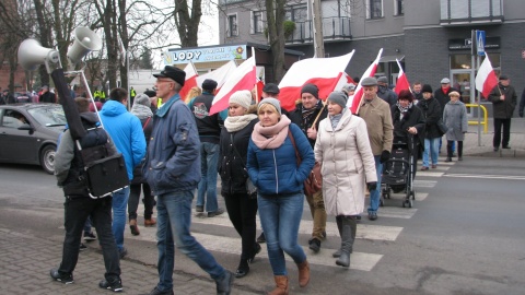 Mieszkańcy Strzelna blokowali drogę