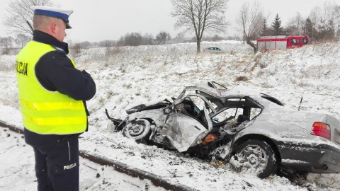 2 osoby zginęły na przejeździe kolejowym w Kruszynach Szlacheckich wstrzymany ruch pociągów