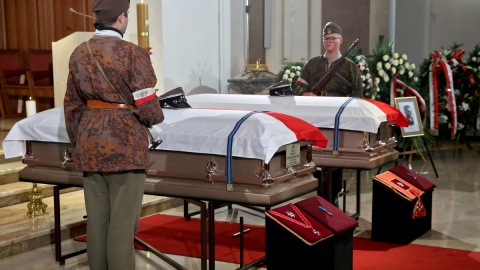 Uroczystości pogrzebowe płk. Matuszewskiego i mjr. Floyar-Rajchmana