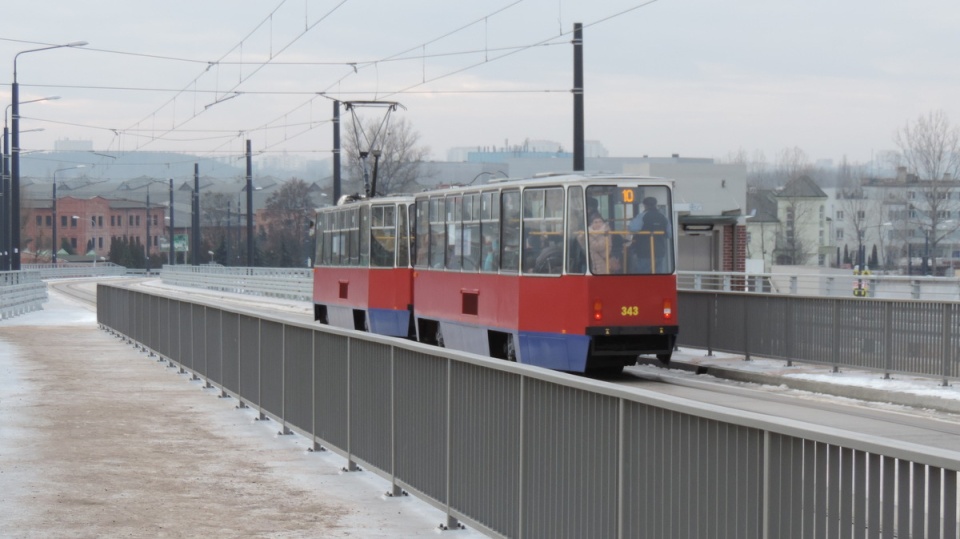 Tramwaje do Fordonu już na trasie. Fot. Lech Przybyliński