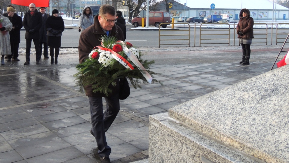 O uczestnikach Powstania Styczniowego pamiętał włocławski Ratusz. Fot. Marek Ledwosiński