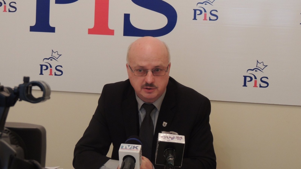 Wojciech Jaranowski potwierdził, że w jego ocenie samorząd województwa dyskryminuje Włocławek przy rozdziale unijnych pieniędzy. Fot. Marek Ledwosiński