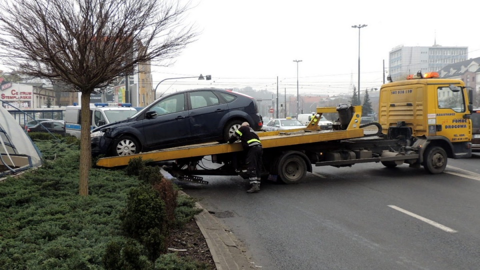 Na miejscu pojawiły się służby ratunkowe i policja. Fot. Damian Klich