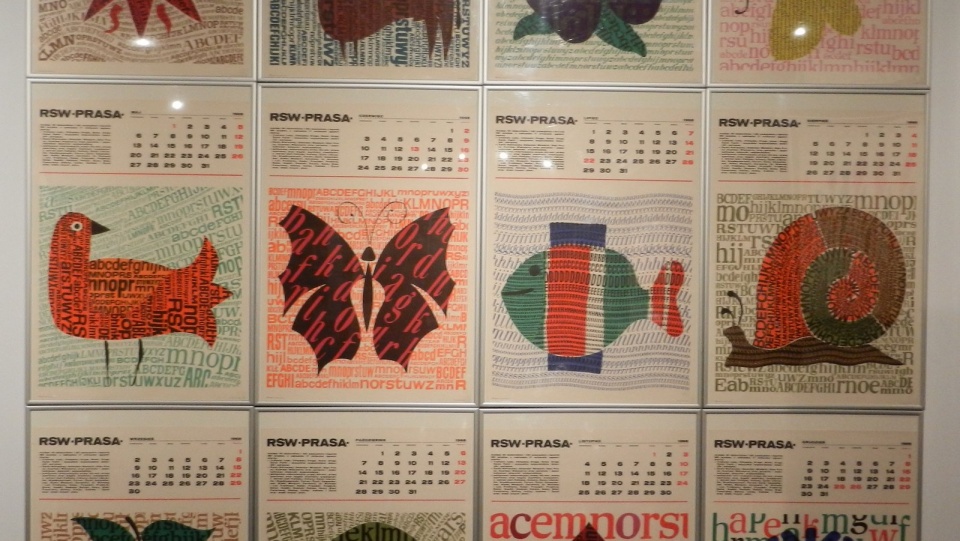 Wystawa plakatów Huberta Hilschera wybitnego twórcy polskich plakatów, książek i logotypów. Fot. Iwona Muszytowska-Rzeszotek