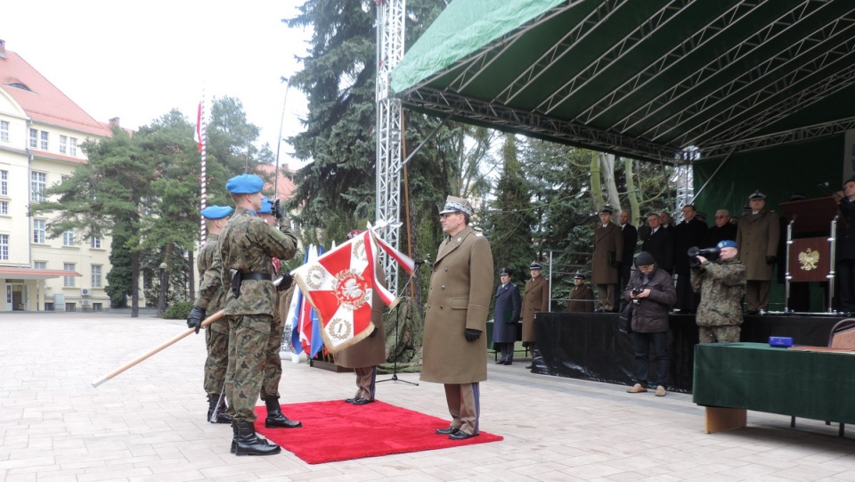 Generał Dariusz Łukawski obejmuje dowództwo w Inspektoracie Wsparcia Sił Zbrojnych w Bydgoszczy. Fot. Lech Przybyliński