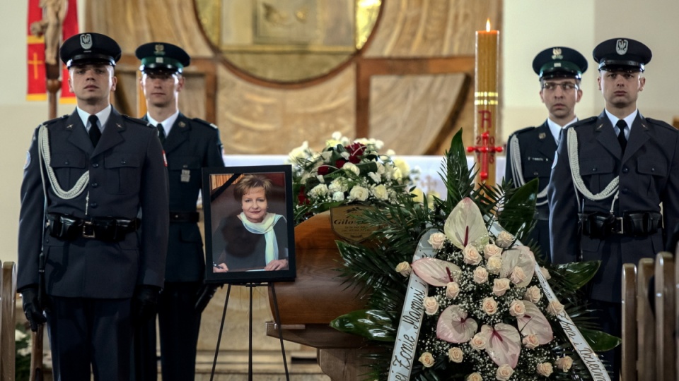 Uroczystości pogrzebowe prof. Zyty Gilowskiej odbyły się w kościele pw. Najświętszej Maryi Panny Matki Kościoła w Świdniku. Fot. PAP/Wojciech Pacewicz