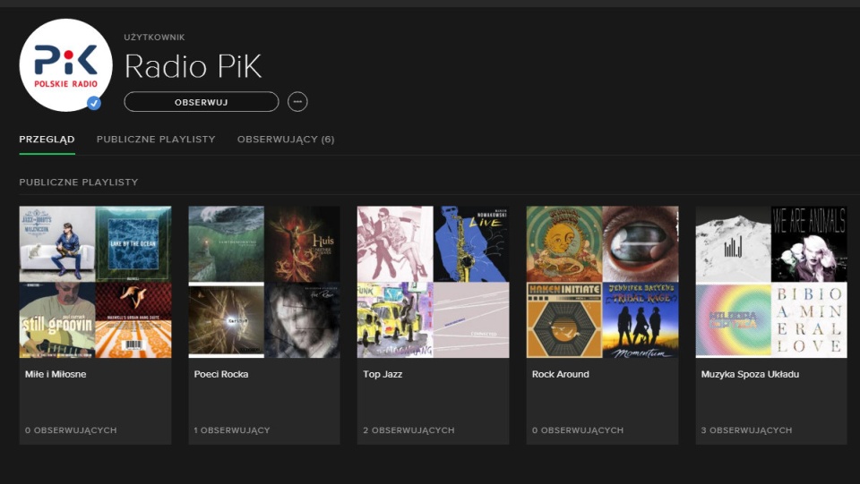 Spotify to jedna z płytotek online, serwis dostępny jest na urządzeniach mobilnych jak i stacjonarnych. Grafika: zrzut ekranu