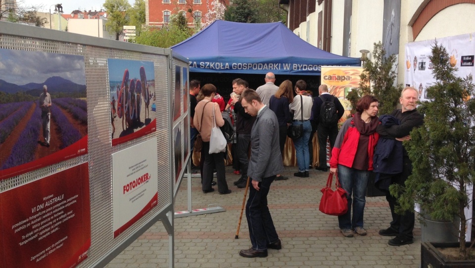 Organizatorzy Festiwalu "Podróżnicy" są zaskoczeni tłumami na prelekcjach. Fot. Tomasz Kaźmierski