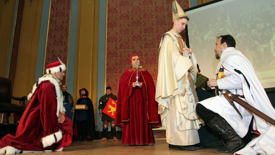 Odtworzenie wydarzeń z 1466 r. było niedzielną atrakcją Toruńskiego Festiwalu Nauki i Sztuki. Fot. Andrzej Romański/UMK