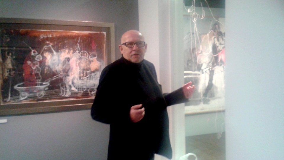 Henryk Cześnik zaprezentował swoje prace w Galerii Sztuki Współczesnej na Wyspie Młyńskiej w Bydgoszczy. Fot. Bogumiła Wresiło