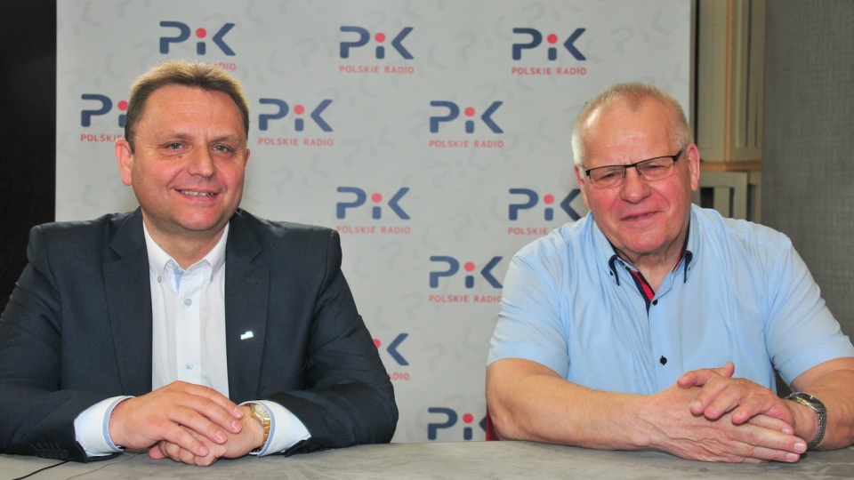 Leszek Walczak (L) i Harald Matuszewski byli gośćmi Polskiego Radia PiK. Fot. Ireneusz Sanger
