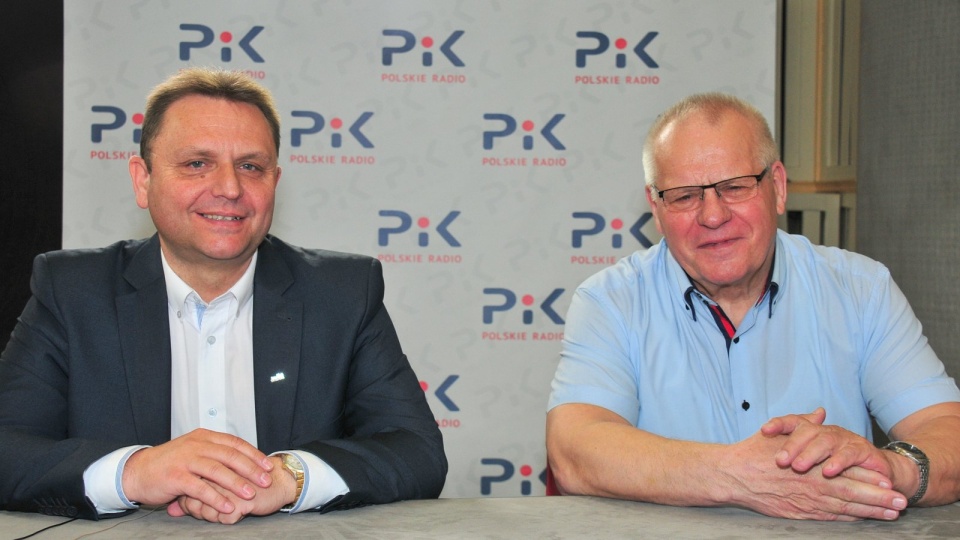 Leszek Walczak (L) i Harald Matuszewski byli gośćmi Polskiego Radia PiK. Fot. Ireneusz Sanger