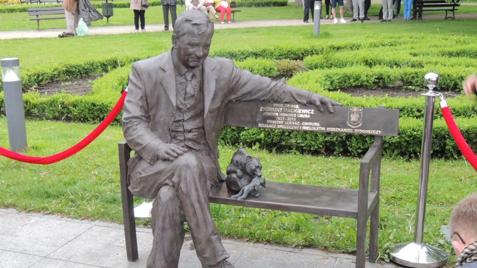 Prof. Mackiewicz był wybitnym chirurgiem, twórcą metody chirurgicznej, ale doprowadził także do odbudowania fontanny Potop. Fot. Damian Klich