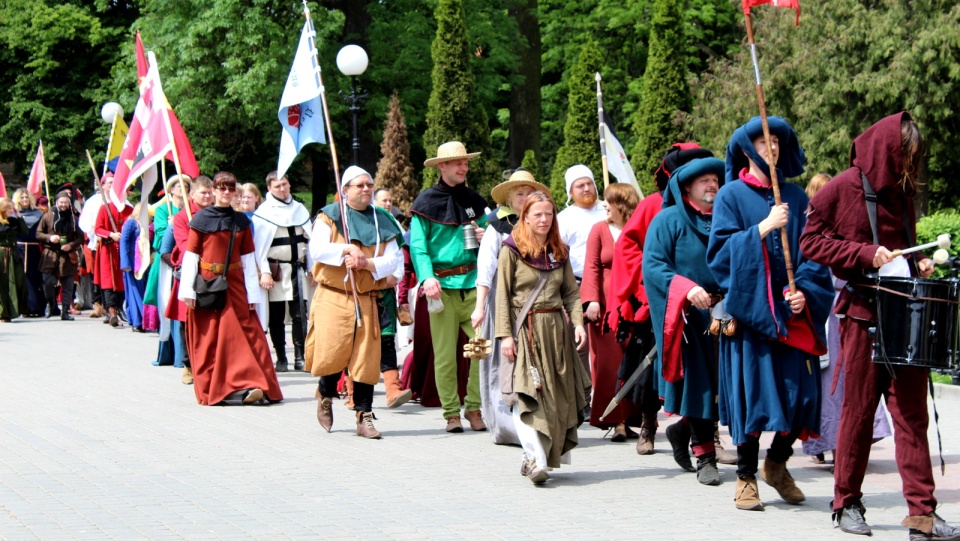 Rycerze z całego Pomorza zjechali do Chełmna, by wziąć udział w Turnieju o Złotą Jaszczurkę. Fot. Marcin Doliński