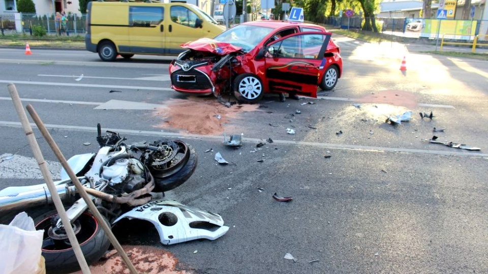 Mężczyzna nie posiadał uprawnień do kierowania. Fot. KMP w Grudziądzu