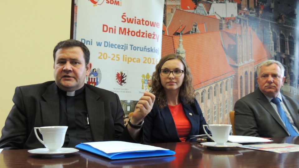 W Toruniu zorganizowano konferencję nt. zbliżających się ŚDM. Fot. Michał Zaręba