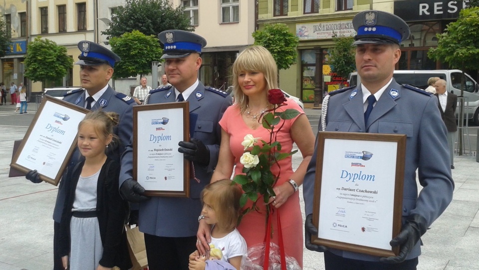 Był piknik dla mieszkańców i oficjalna uroczystość. Tak przebiegały Wojewódzkie Obchody Święta Policji w Brodnicy. Fot. Michał Zaręba