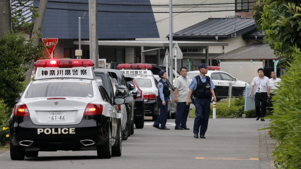 Do ataku na ośrodek w mieście Sagamihara, znajdującego się w odległości 50 km od Tokio, doszło o godz. 2.30 czasu lokalnego. Fot. PAP/EPA
