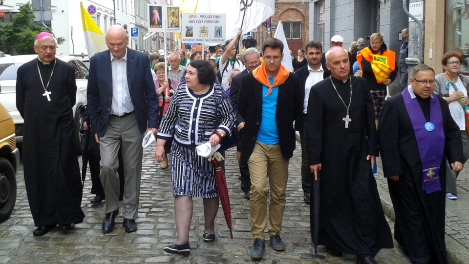 Z Torunia wyruszyła 38. piesza pielgrzymka diecezjalna na Jasną Górę. Fot. Michał Zaręba