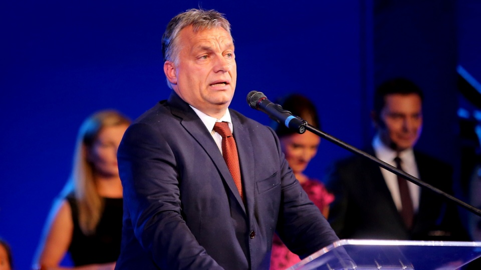 Premier Węgier Viktor Orban odebrał nagrodę Człowieka Roku, podczas XXVI Forum Ekonomicznego w Krynicy. Fot. PAP/Grzegorz Momot