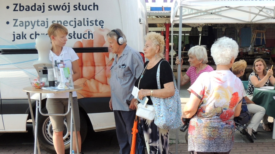 Toruńska akcja odbywa się w ramach kampanii pn. Narodowy Test Słuchu. Fot. Michał Zaręba