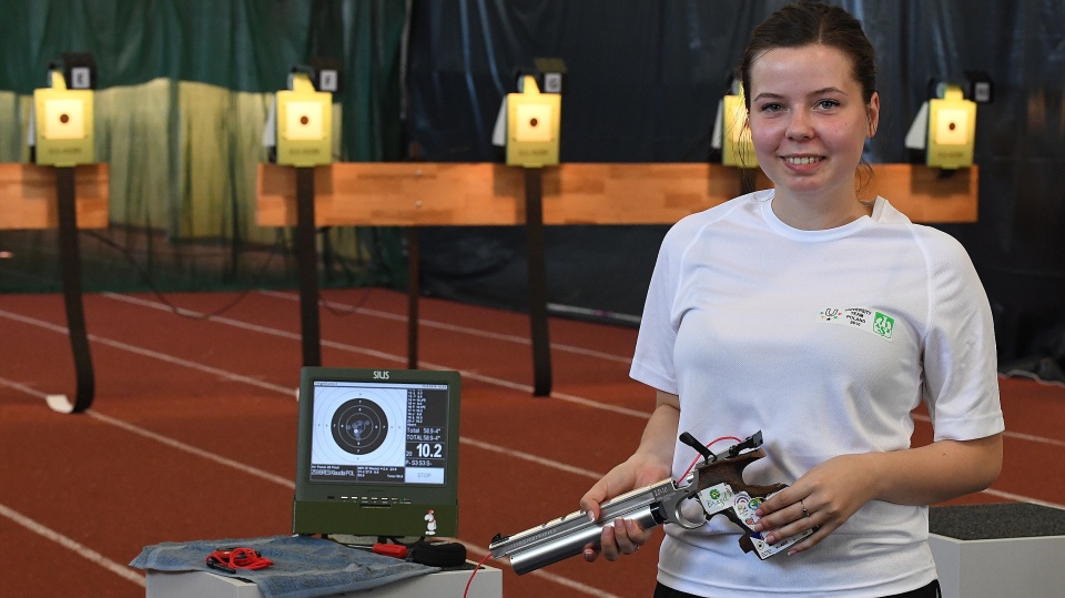 Klaudia Breś w pierwszej konkurencji AMŚ w Strzelectwie Sportowym zdobyła srebro. Fot. materiały prasowe UKW