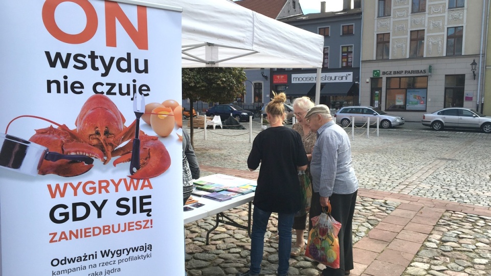 Namiot Fundacji "Światło" na Rynku Nowomiejskim w Toruniu. Fot. Piotr Michalczewski.