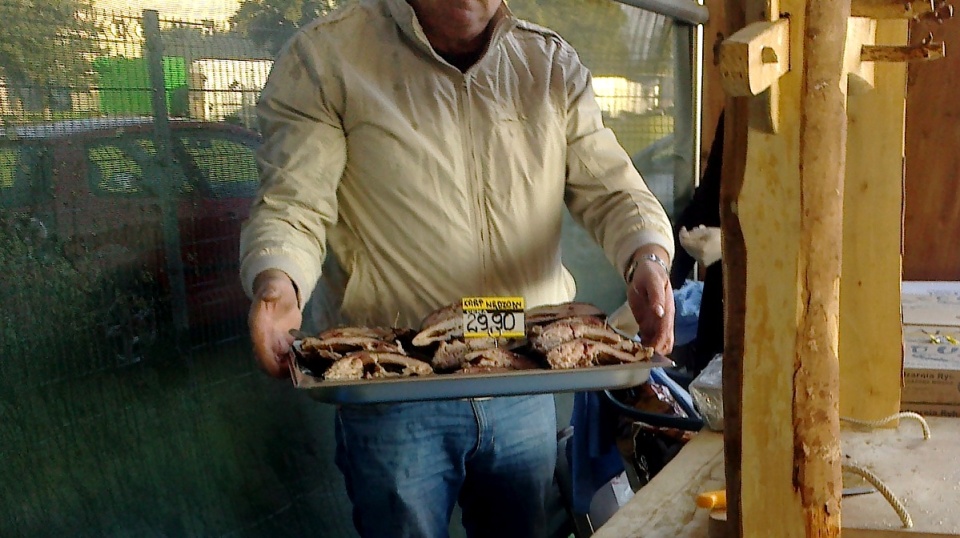 Karp nakielski ze stawów ślesińskich króluje na stoiskach w Minikowie. Fot. Andrzej Krystek