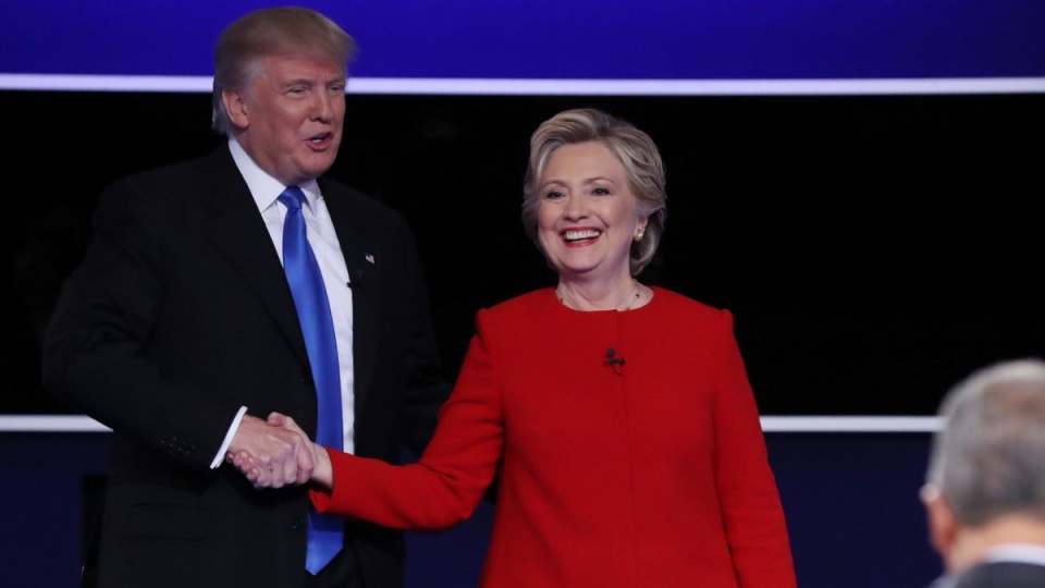 Hillary Clinton z miażdzącą przewagą w pierwszej debacie telewizyjnej kandydatów do Białego Domu. Fot. PAP/EPA/JUSTIN LANE