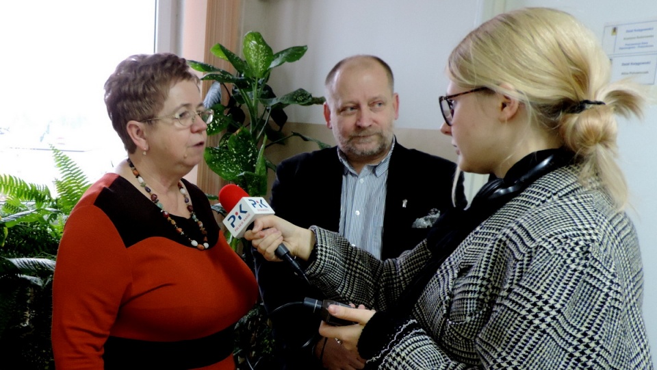"Sprawą musi zająć się Rada Dialogu Społecznego i wojewoda, bo sytuacja staje się niebezpieczna dla pacjentów" - mówi Halina Pelplińska. Fot. Lech Przybyliński