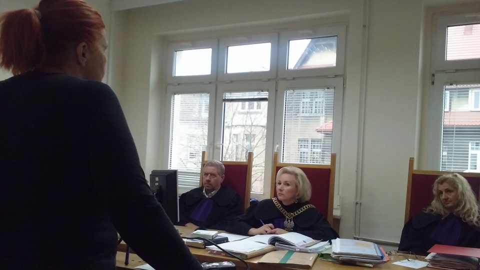 Zanim strony wygłosiły mowy końcowe sąd przesłuchał Renatę Wiszniewską. Fot. Kamila Zroślak