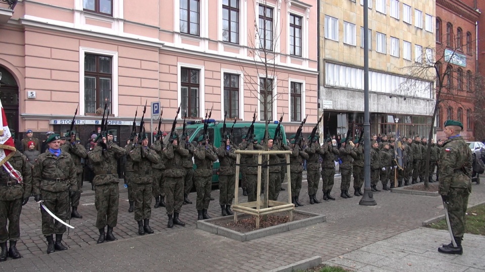 Uroczystości na placu Wolności w Bydgoszczy. Fot. Janusz Wiertel