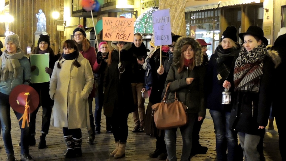 W marszu wzięło udział kilkadziesiąt osób. Fot. Michał Zaręba