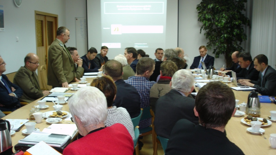 Podczas spotkania mieli się poznać przedstawiciele podmiotów, które są zainteresowane przebiegiem inwestycji. Fot. Kamila Zroślak