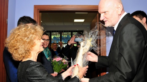 Prezes Jolanta Kuligowska-Roszak i prezydent Michał Zaleski. Fot. Ireneusz Sanger