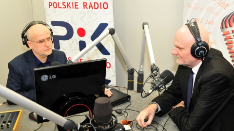 Piotr Majewski (L) i prezydent Michał Zaleski. Fot. Ireneusz Sanger