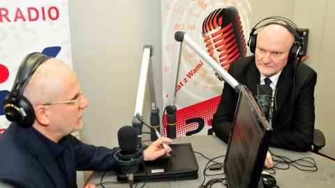 Piotr Majewski (L) i prezydent Michał Zaleski. Fot. Ireneusz Sanger