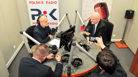 W studiu PR PiK. Fot. Ireneusz Sanger