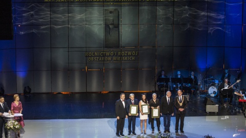 W sali koncertowej na toruńskich Jordankach zostały wręczone dziś Nagrody Marszałka Województwa Kujawsko-Pomorskiego. Fot. Andrzej Goiński