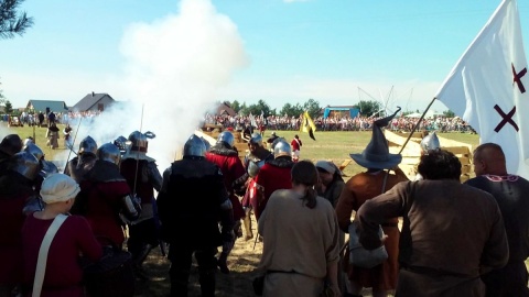 W historycznym widowisku wzięło udział ponad 100 rekonstruktorów i pasjonatów historii. Fot. Kamila Zroślak