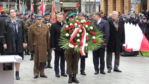 Narodowe Święto Niepodległości - uroczystość na pl.Wolności. Fot. Damian Klich