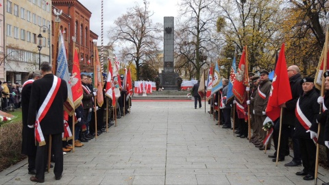 Narodowe Święto Niepodległości - uroczystość na pl.Wolności. Fot. Damian Klich