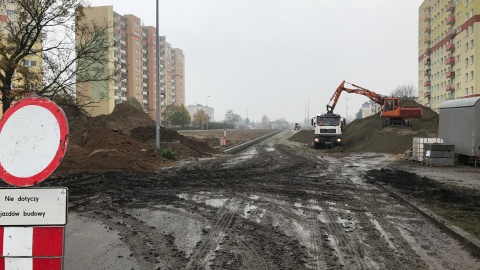 Budowa II etapu Trasy Uniwersyteckiej w Bydgoszczy. Fot. Tomasz Kaźmierski