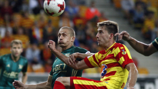 Ekstraklasa piłkarska - Jagiellonia liderem, pierwsza wygrana Piasta