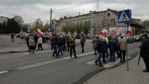 Kolejny protest w Strzelnie