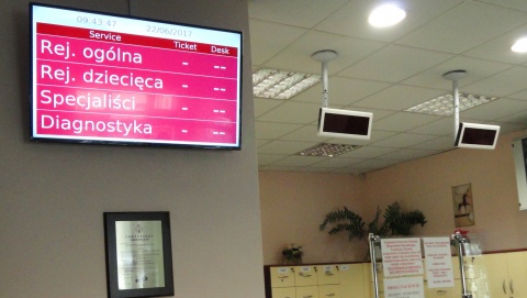 Elektroniczny system rejestracji w przychodni szpitala w Rypinie