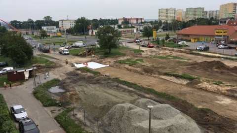 Prace nad drugim etapem Trasy Uniwersyteckiej w Bydgoszczy