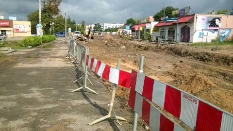 Protest przedsiębiorców z ul. Glinki w Bydgoszczy