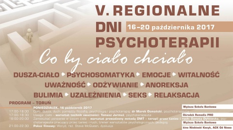 V Regionalne Dni Psychoterapii