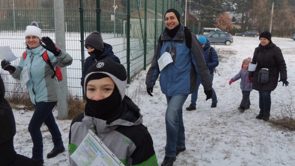 W bydgoskim Opławcu biegano na jeden, pięć i dziesięć kilometrów przy 10-stopniowym mrozie. Fot. Damian Klich